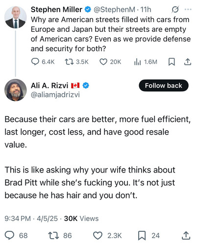 Stephen Miller owned.