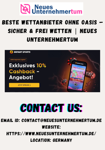 Beste Wettanbieter ohne OASIS – Sicher & Frei Wetten Neues Unternehmertum.png