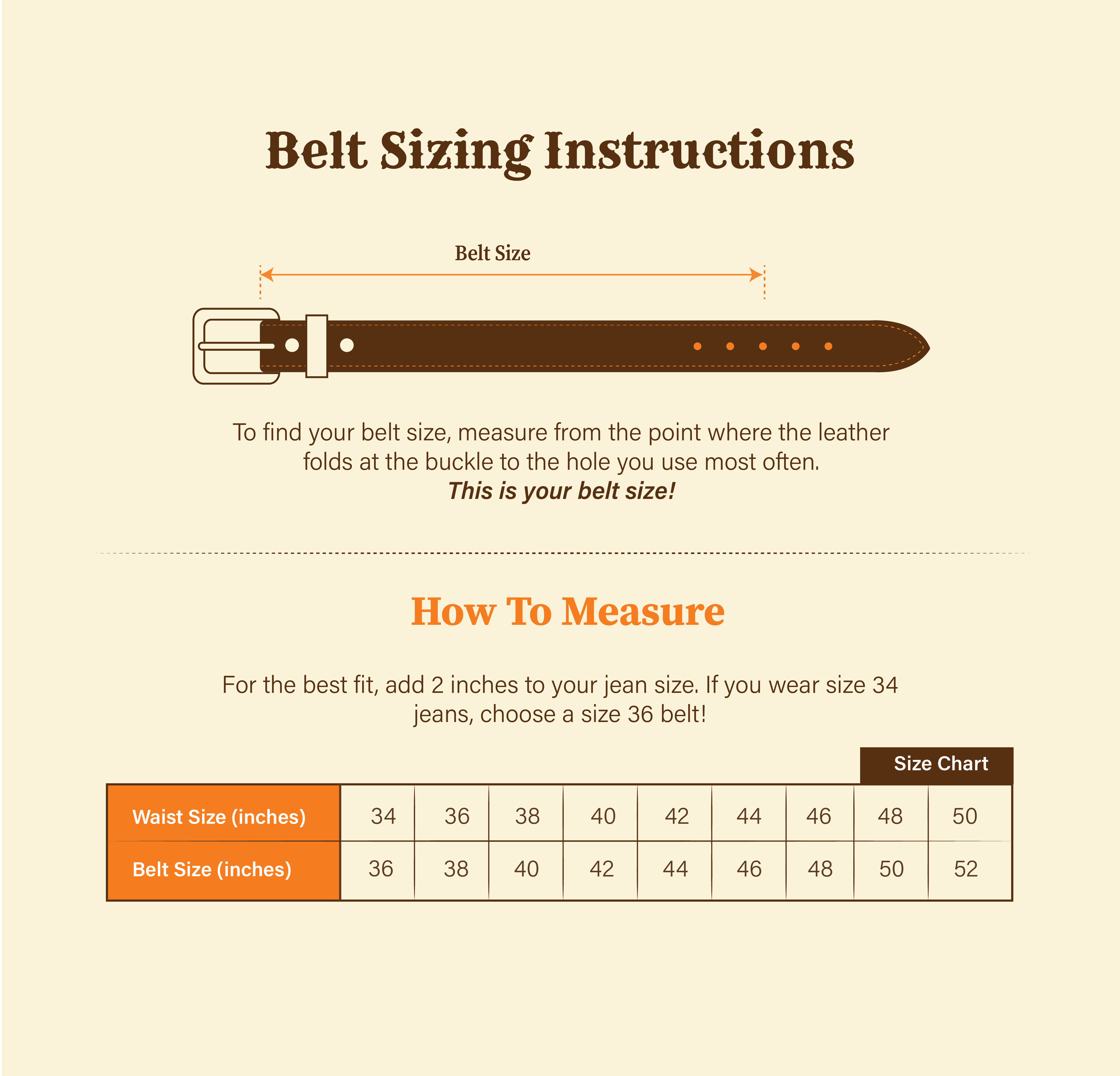 Oil Tanned Leather Belt