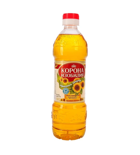 4607015790771 МАСЛО КОРОНА ИЗОБИЛИЯ НЕРАФ.ФИЛЬТРОВАННОЕ 500 МЛ РЕТ. .png