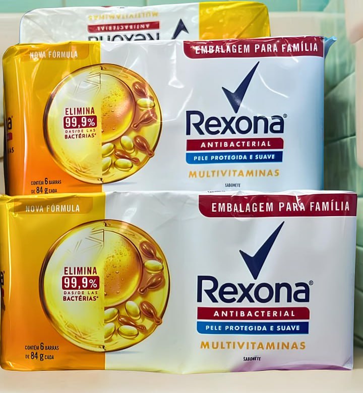 Sabonete em Barra Rexona Multivitaminas 84g 6 barras