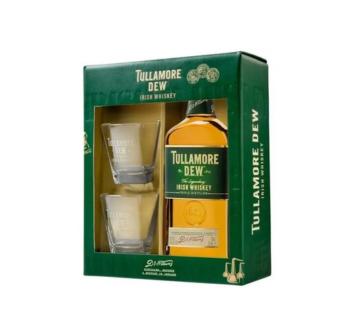 5011026108903 ВИСКИ TULLAMORE DEW ORIGINAL 5 ЛЕТ 40% 0,7 Л СТБУТ. + 2 СТАКАНА .jpg