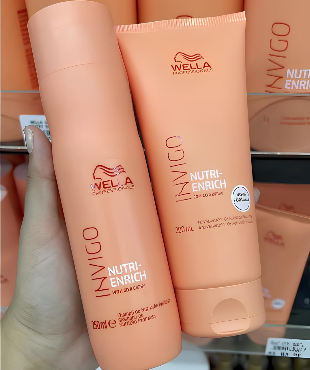 Kit Wella Pro Invigo Enrich Sh 250 Ml + Cd 200 Ml