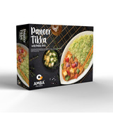 Paneer tikka with palak rice