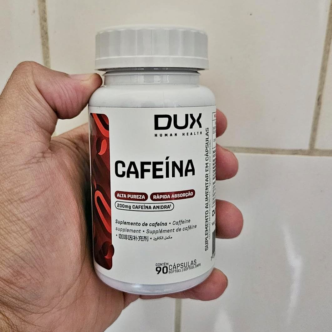Dux Nutrition, TK.JP, Cafeína – Pote 90 Cápsulas