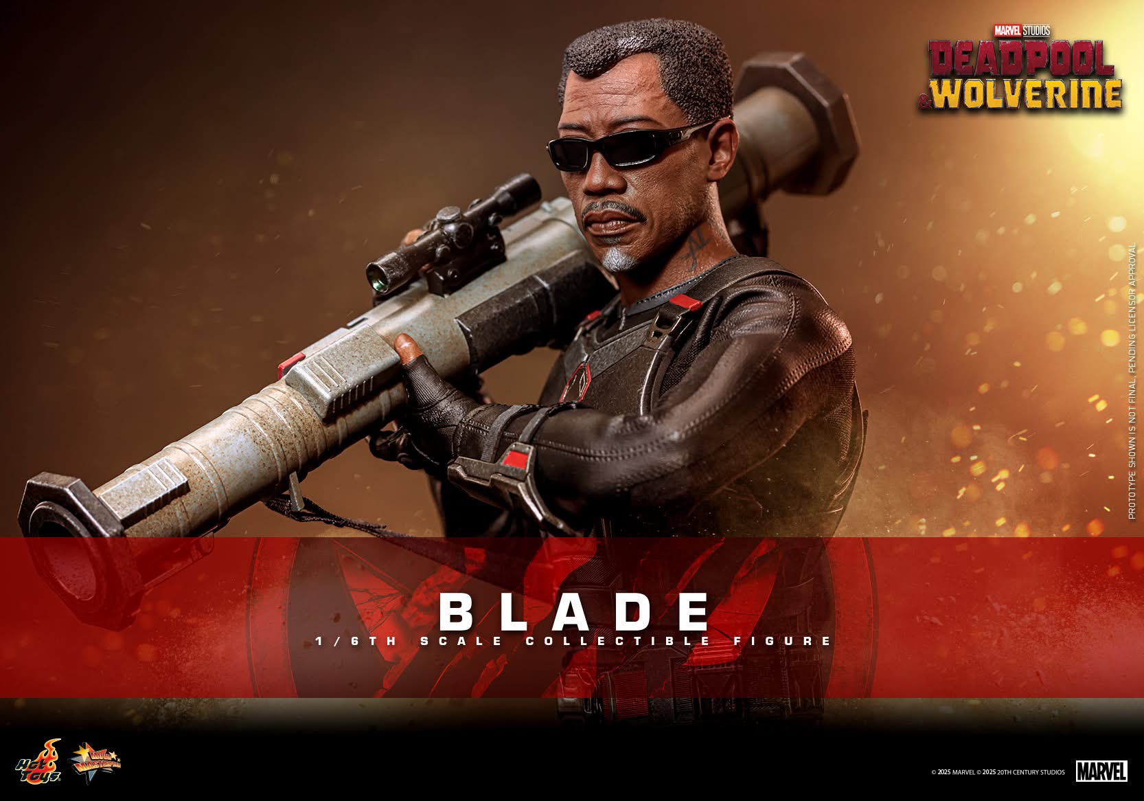 Blade Returns: 1/6th Scale Collectible Figure Inspired by Deadpool & Wolverine Blade Returns: 1/6th Scale Collectible Figure Inspired by Deadpool & Wolverine