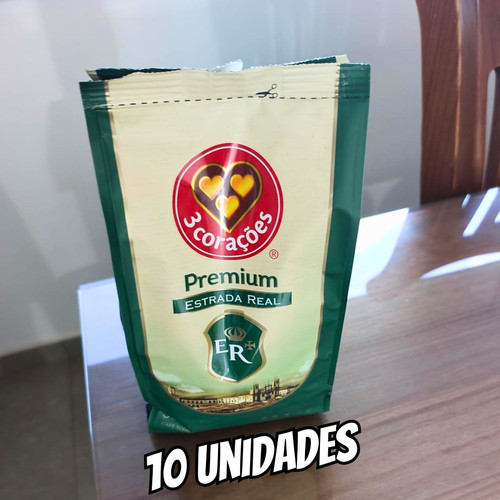 3 Corações Café Torrado e Moído Premium Estrada Real, Pacote 500g 10 unidades.jpg