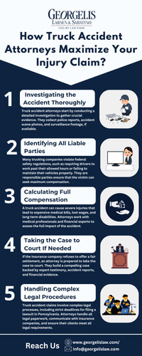 If you’ve been injured in a truck accident, securing fair compensation can be challenging. Truck Accident Attorneys in Lancaster, PA at Georgelis Injury Law know how to fight back against trucking companies and insurers to maximize your claim.

Our team gathers critical evidence, including black box data, driver logs, and accident reports, to build a strong case. We identify violations like driver fatigue, poor maintenance, and overloaded cargo to prove negligence. From medical expenses and lost wages to pain and suffering, we ensure every damage is accounted for. Insurance companies often try to settle for less, but we aggressively negotiate—and if needed, take your case to trial—to secure the maximum compensation you deserve. Call Georgelis Injury Law today for experienced legal representation! For more details visit: http://www.georgelislaw.com/truck-accident-lawyers-lancaster-pa/
