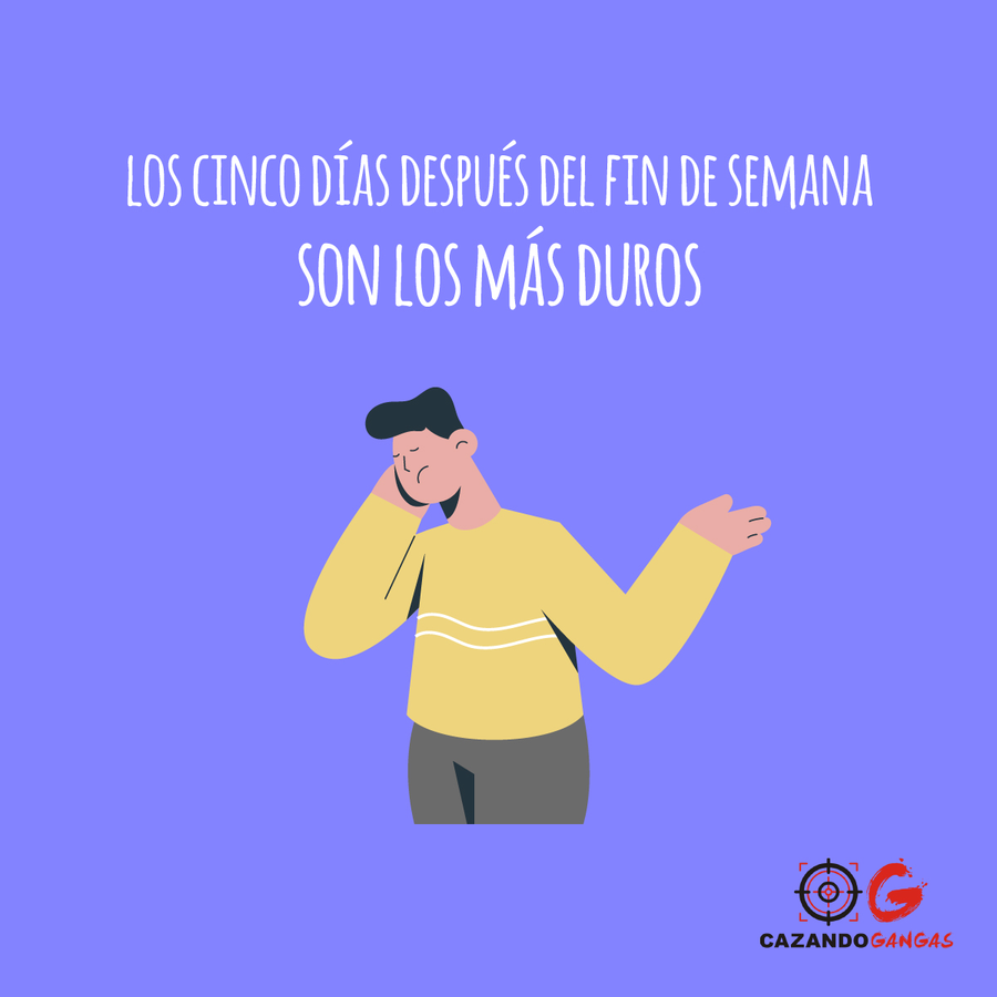 ¡¡Anímate!! Aunque todo vaya mal siempre te quedan nuestras gangas 😊👍 #FelizLunes