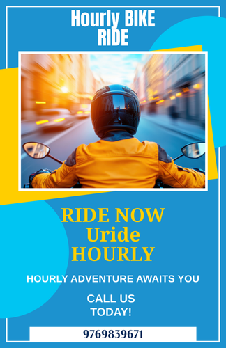 Hourly travell with moter bike and add text on that poster under Hourly ride animated image.png