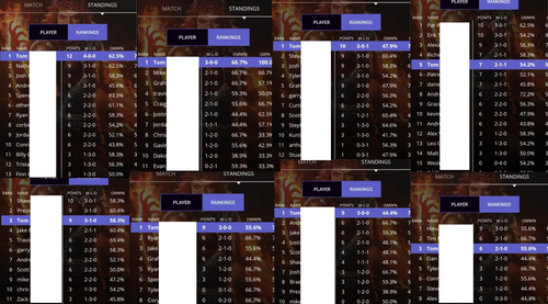 MTG Tournament Report