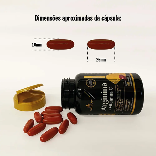 67.5 Arginina + Vitamina C 60 Cápsulas Natusday Premium.png