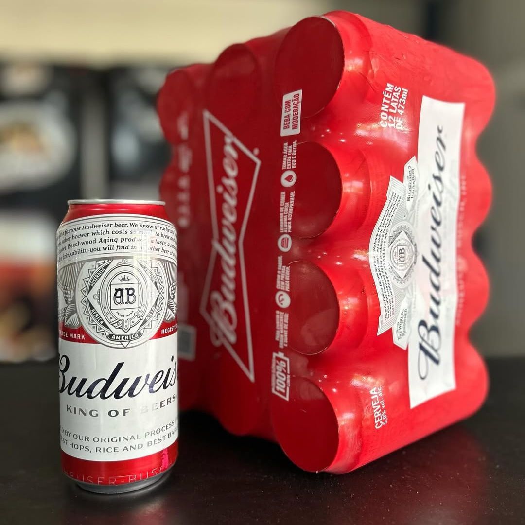 Pack de Budweiser Lata 473ml, 12 Unidades