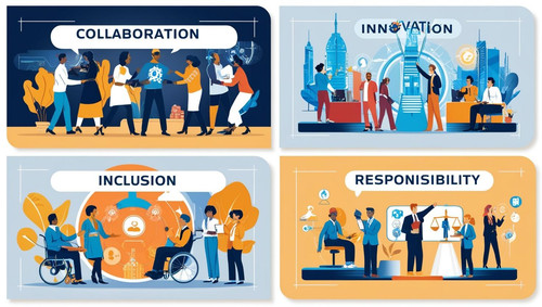  Valores Colaboración – Fomentamos el trabajo en equipo y la ayuda mutua. Innovación – Buscamos solu.jpg