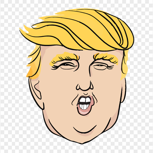 donald trump president vector clipart drawing 701751694952539p4cdcnp8rs.png