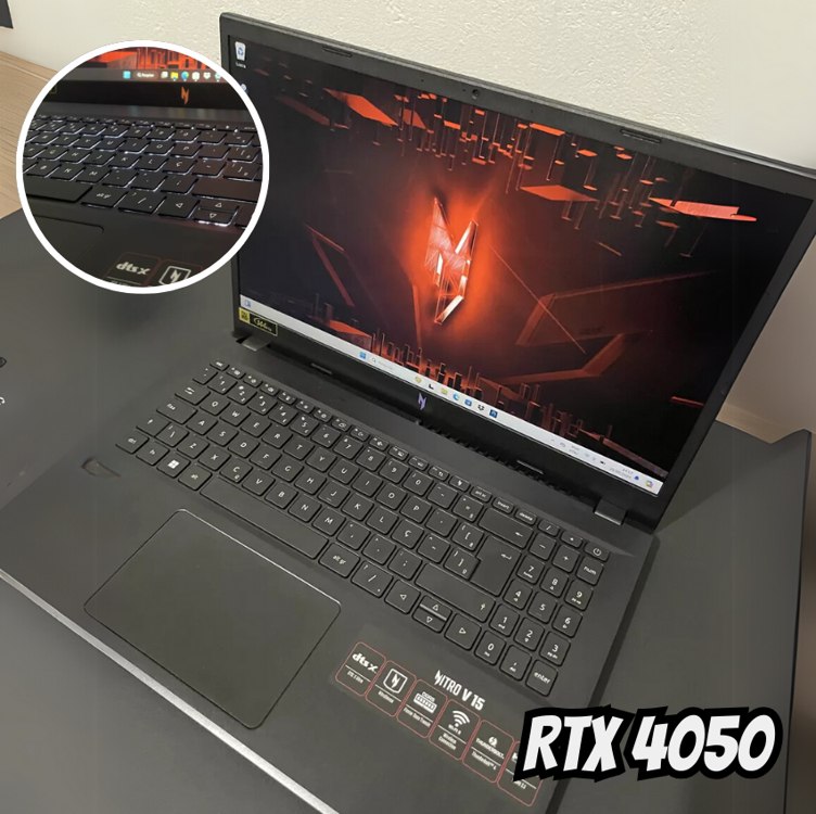 Notebook Gamer Acer Nitro V Intel® Core™ i5-13420H Nvidia® GeForce® RTX 4050 GDDR6