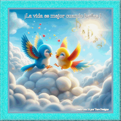 pajaros bailando con notas musicales.gif