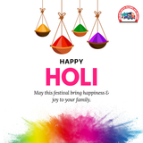 🌟 Wishing You a Happy and Colorful Holi! 🌟