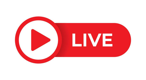 live streaming video or channel icon in flat style vector.jpg