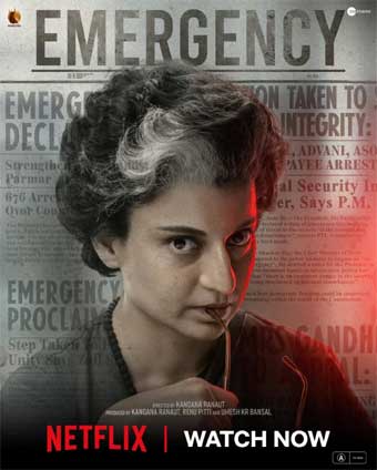 OTT: Kangana Ranaut’s A-rated period drama Emergency arrives on Netflix