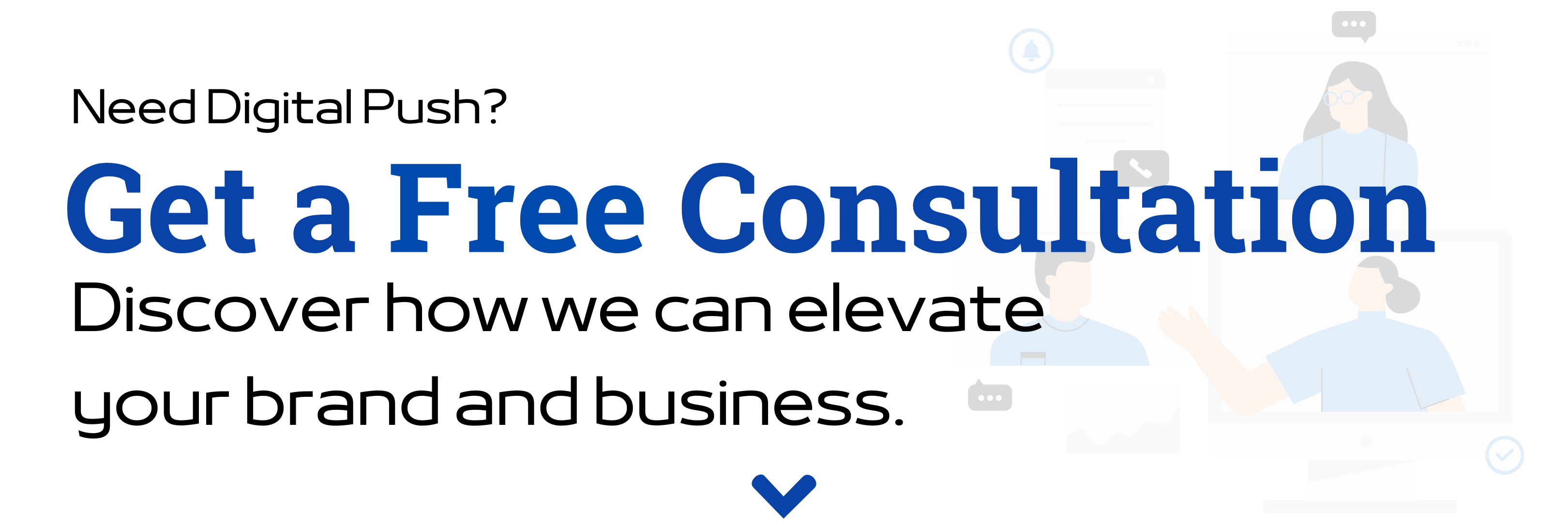 A professional consultation setting with a person discussing with an expert