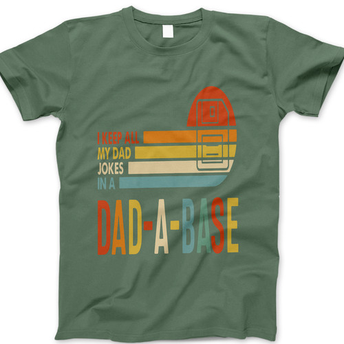 Photograph of four blank t-shirts greys beige and army green. Clipping path included. Ready for your.jpg