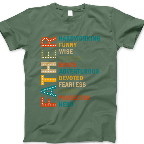 Photograph of four blank t-shirts greys beige and army green. Clipping path included. Ready for your.jpg