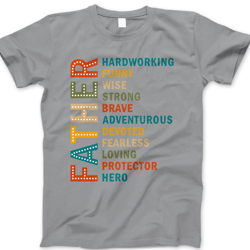 Photograph of four blank t-shirts greys beige and army green. Clipping path included. Ready for your.jpg