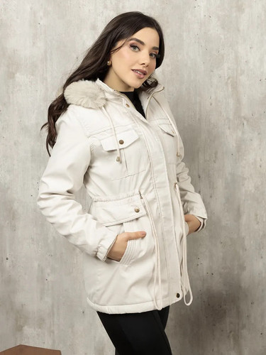 Casaco Feminino Parka De Sarja Sobretudo Forrado Com Pelúcia.jpg