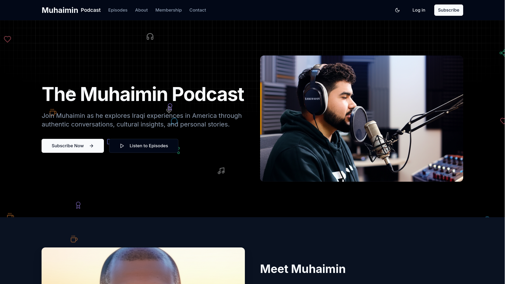 Muhaimin Podcast - Next.js 14 Application