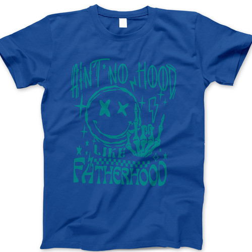 Photograph of four blank t-shirts greys beige and army green. Clipping path included. Ready for your.jpg