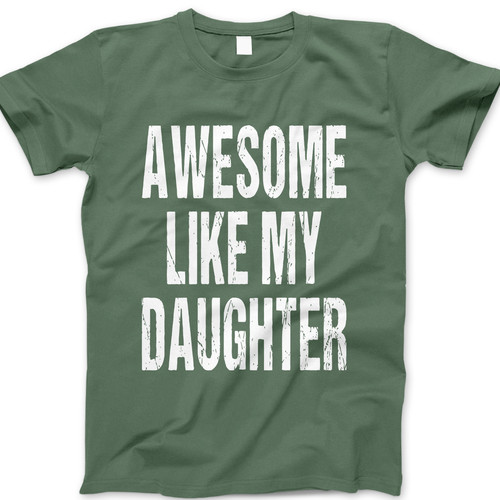 Photograph of four blank t-shirts greys beige and army green. Clipping path included. Ready for your.jpg