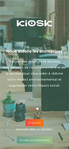picture of Kiosk's homepage