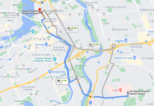 GEN Campus to Elizabeth Bruyere Campus.png