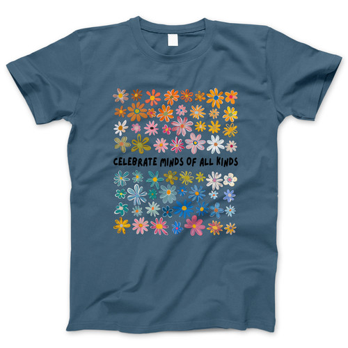 Photograph of four blank t-shirts greys beige and army green. Clipping path included. Ready for your.jpg