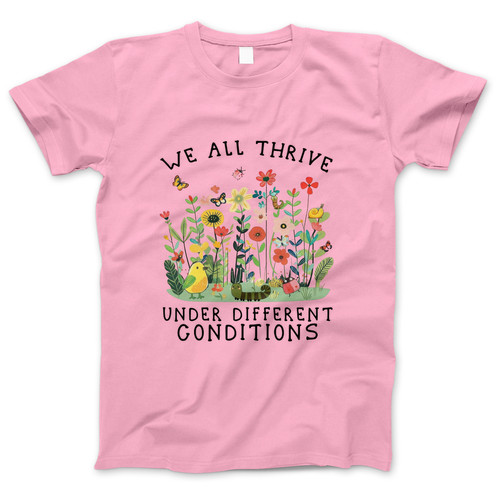 Photograph of four blank t-shirts greys beige and army green. Clipping path included. Ready for your.jpg