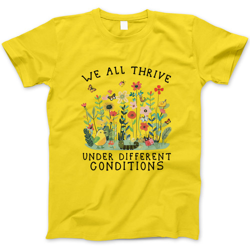 Photograph of four blank t-shirts greys beige and army green. Clipping path included. Ready for your.jpg