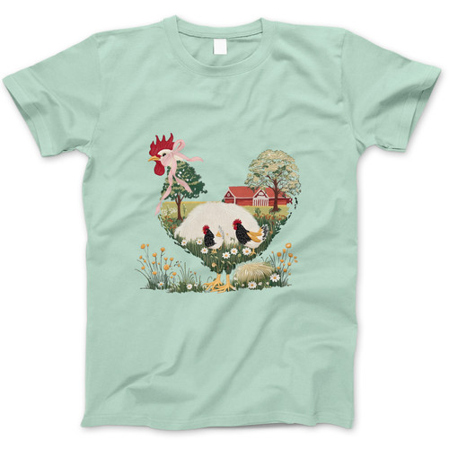 Photograph of four blank t-shirts greys beige and army green. Clipping path included. Ready for your.jpg