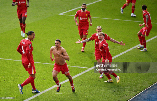 LEICESTER, ENGLAND - APRIL 20: (SUN OUT, SUN ON SUNDAY OUT) Trent Alexander-Arnold of Liverpool cele.jpg