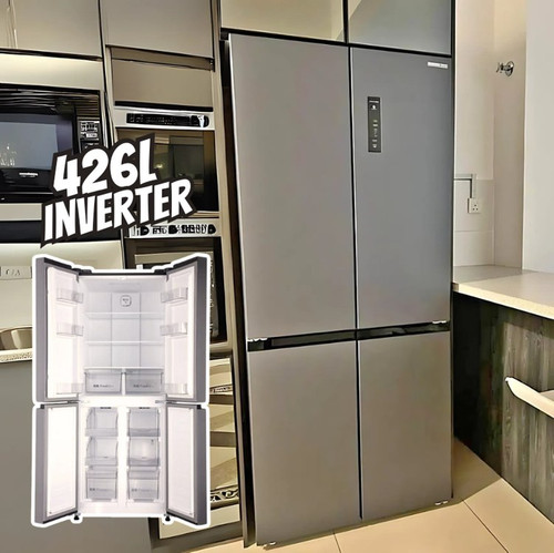 Geladeira Refrigerador HQ Frost Free Inverter Multidoor 426 Litros Prata HQ 426MDFF.jpg