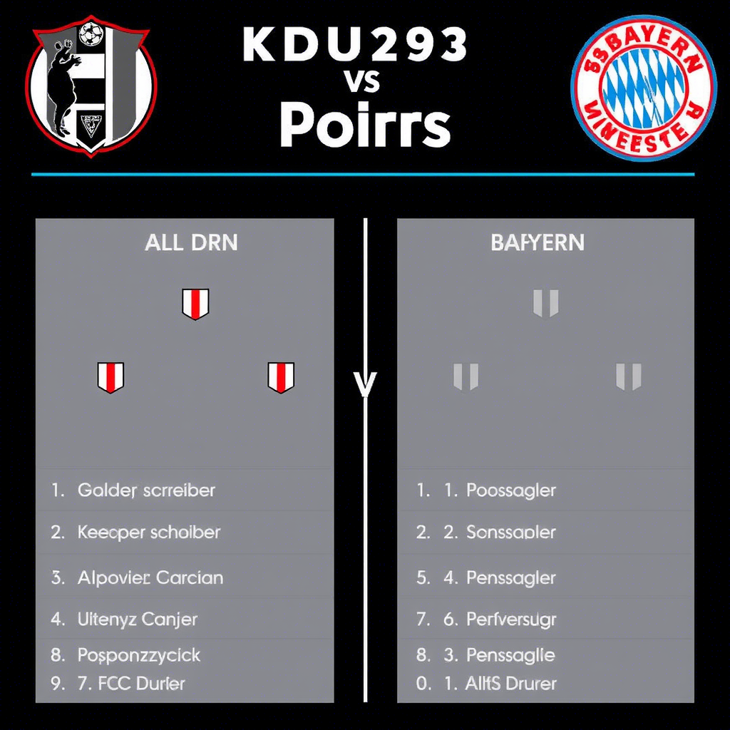 alineaciones de 1. fc düren contra bayern munich