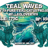 teal waves