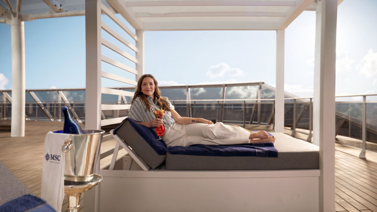 Drew Barrymore Madrina di MSC World America: Dettagli e Novità
