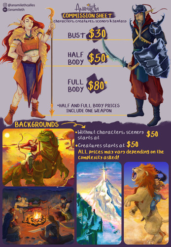 commission sheet fantasy