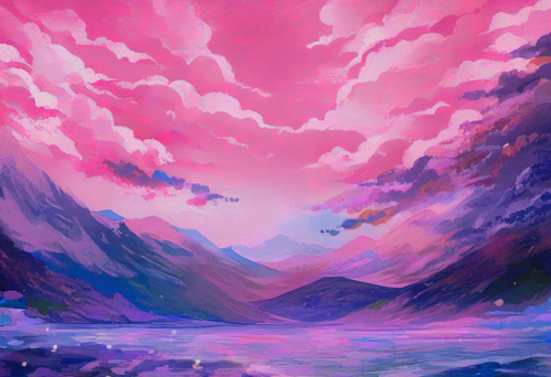 pink cloudy, abstract painting s 18171468142.png
