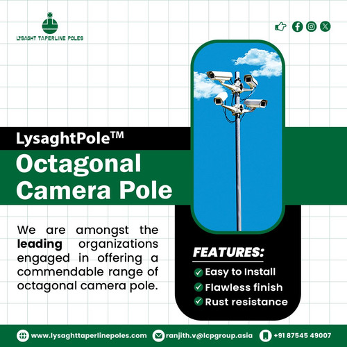 Best Octagonal Camera Poles Manufacturer in India.jpg