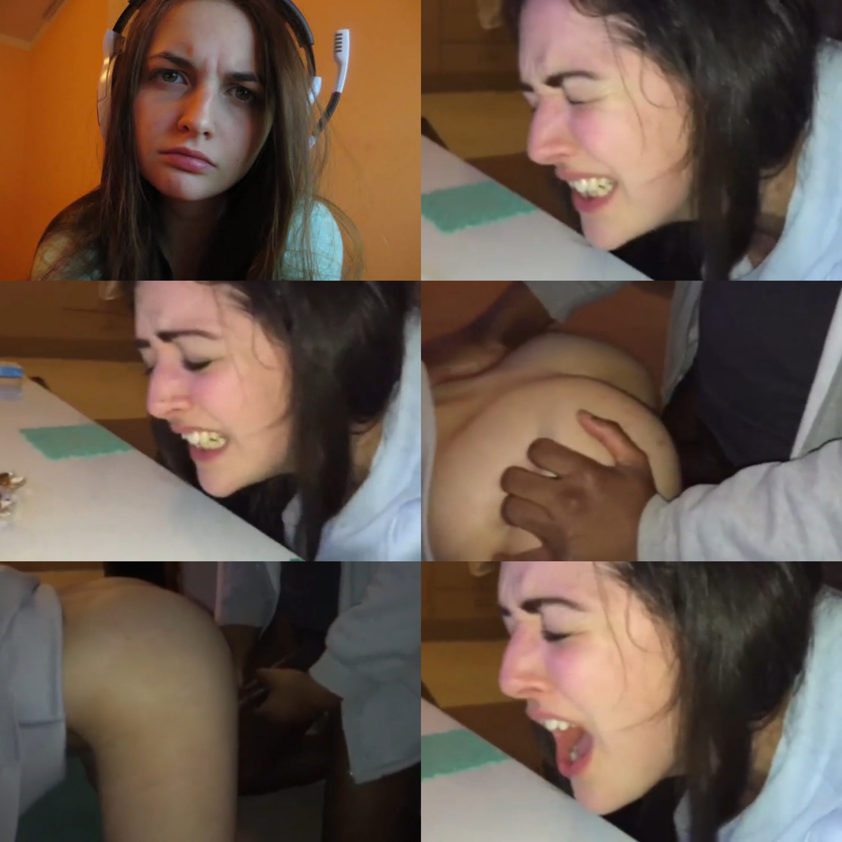 بنت يوتيوبر أول مره تعمل فيديو سكس مع راجل زبه كبير فشخها نيك خلفي دوجي ستايل وهي تتوجع وتبكي وخطيبها الديوث يصورها