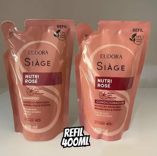 Eudora Kit Refil Siàge Nutri Rosé Shampoo 400ml + Condicionador 400ml.jpg