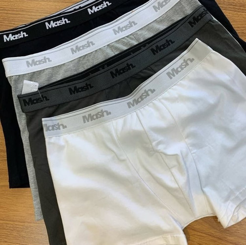 Kit 4 Cuecas Boxer Cotton Elástico Algodão Conforto Mash.jpg