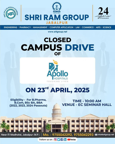 Apollo Closed Campus Drive at Shri Ram Group-the Best Engineering College in Jabalpur.jpg